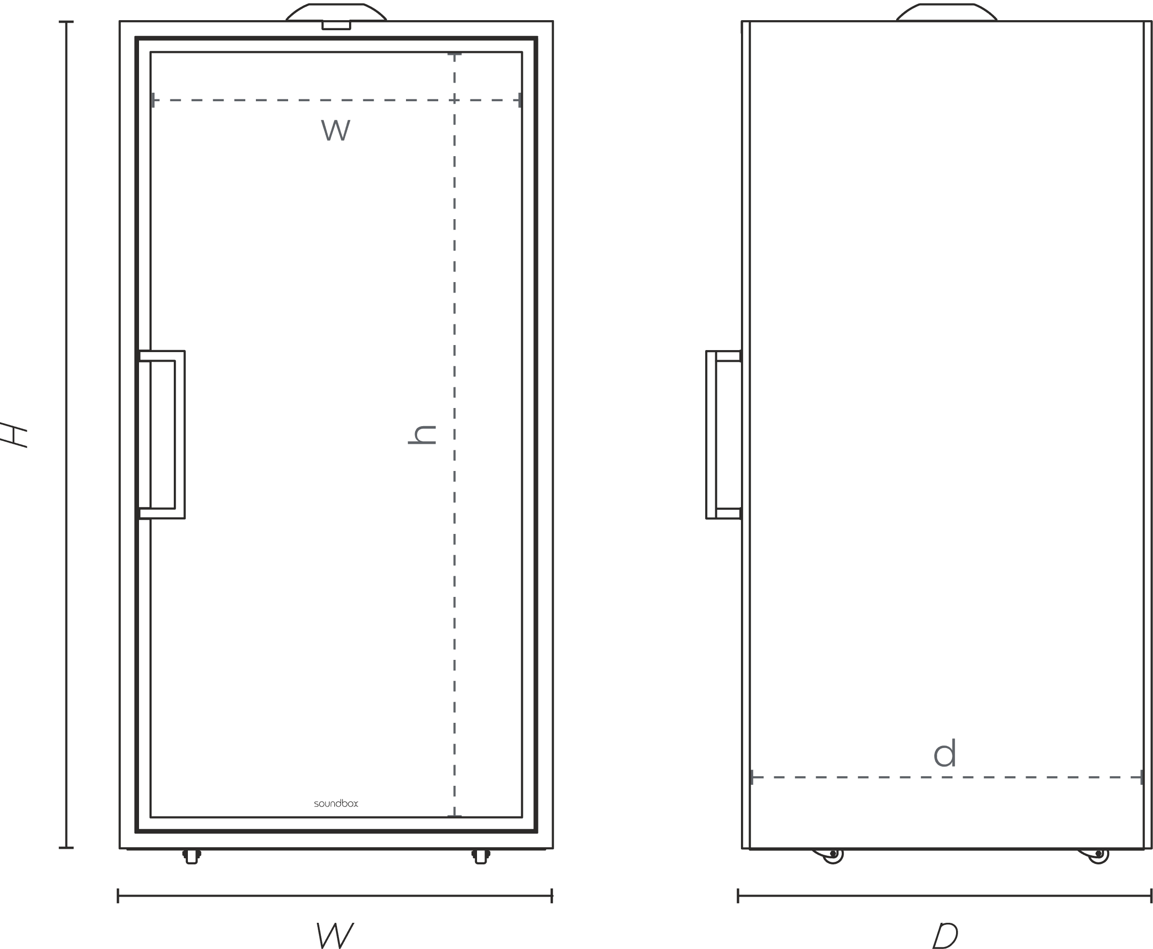 Soundbox soundproof office pod - specs image