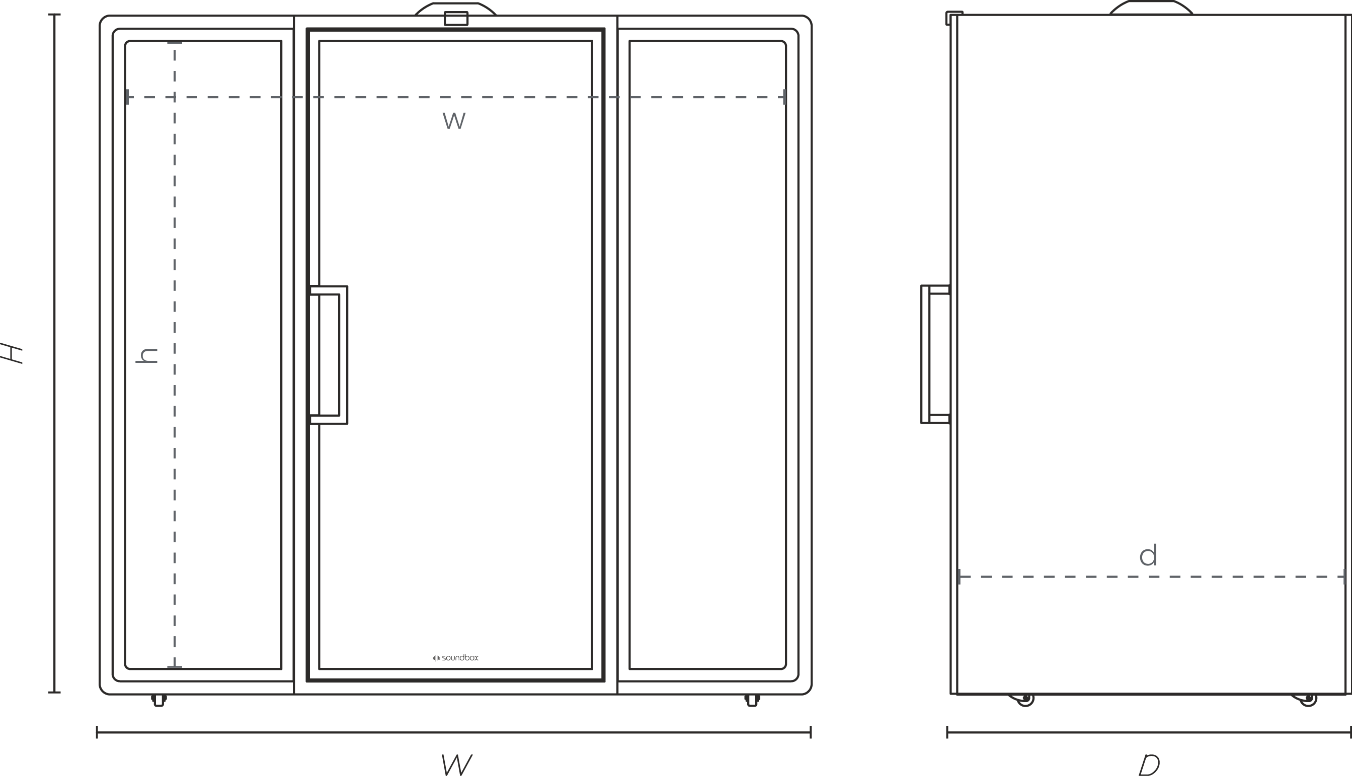 Soundbox soundproof office pod - specs image